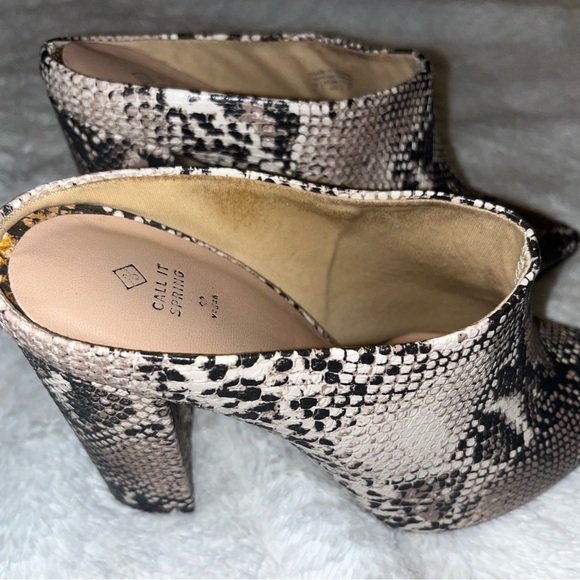 Call it spring mule booties USED 4in heels - Picture 7 of 7